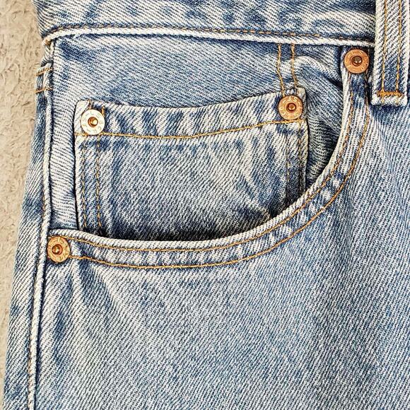 VTG 90's Levi's XX 501 Button Fly Jeans Woman's Size 31X30 Made in USA Flaw - Picture 6 of 12